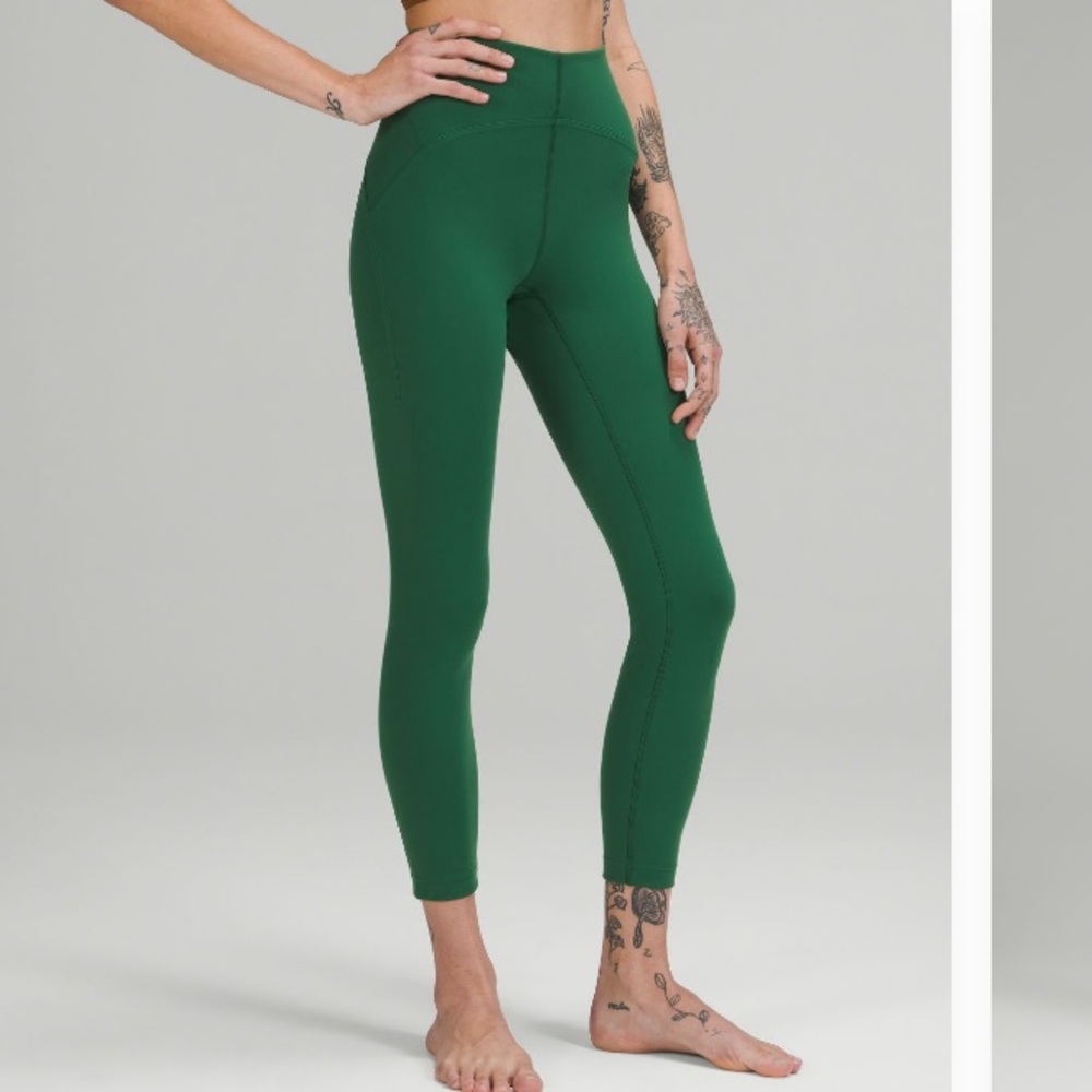 Lululemon Instill 25" pant - Everglades Green NWOT